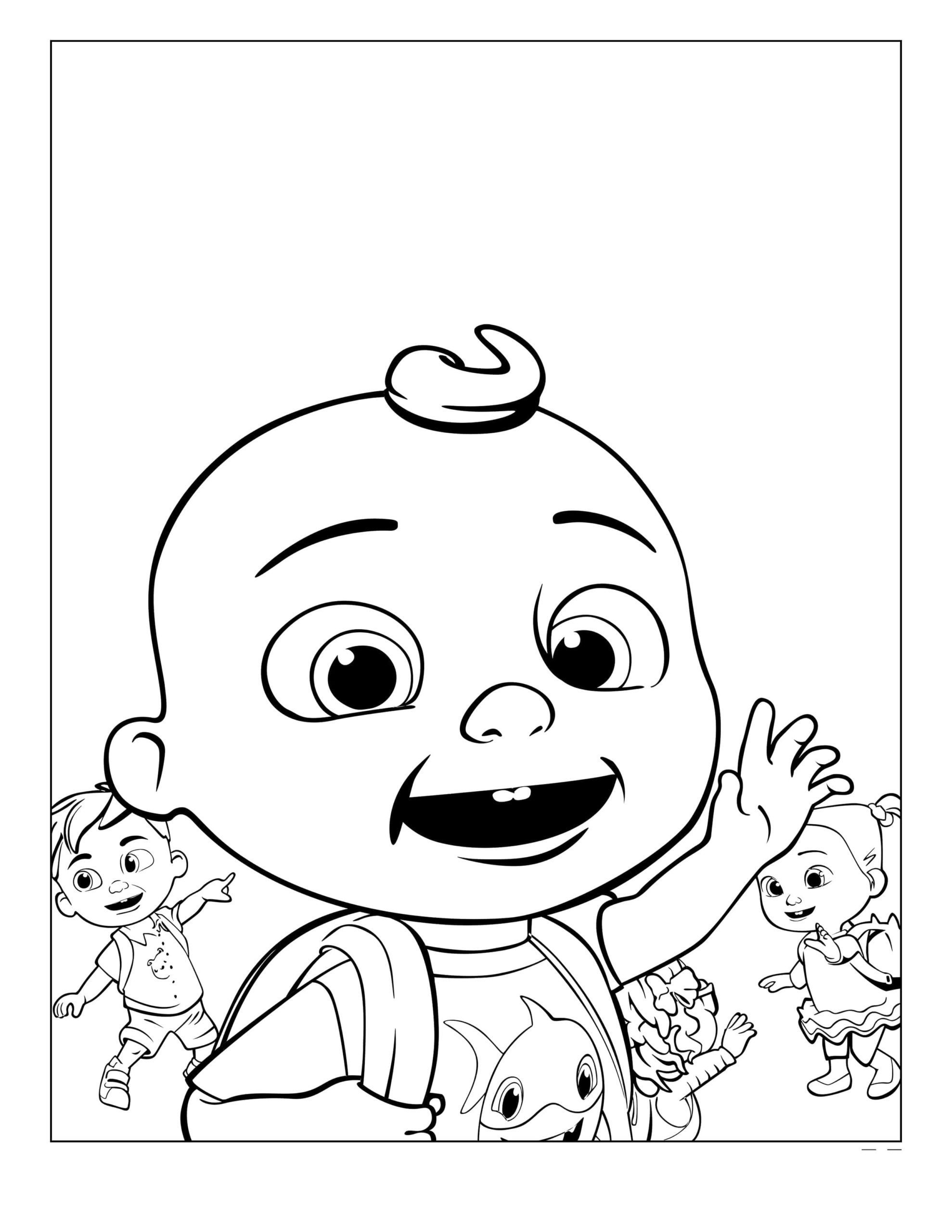 Baby Shark Dududu Coloring Pages Printables 56