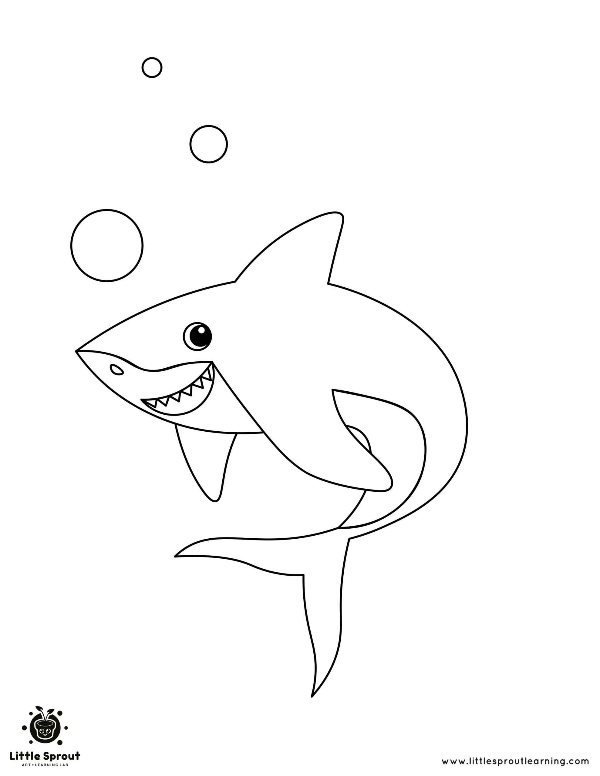 Baby Shark Dududu Coloring Pages Printables 85