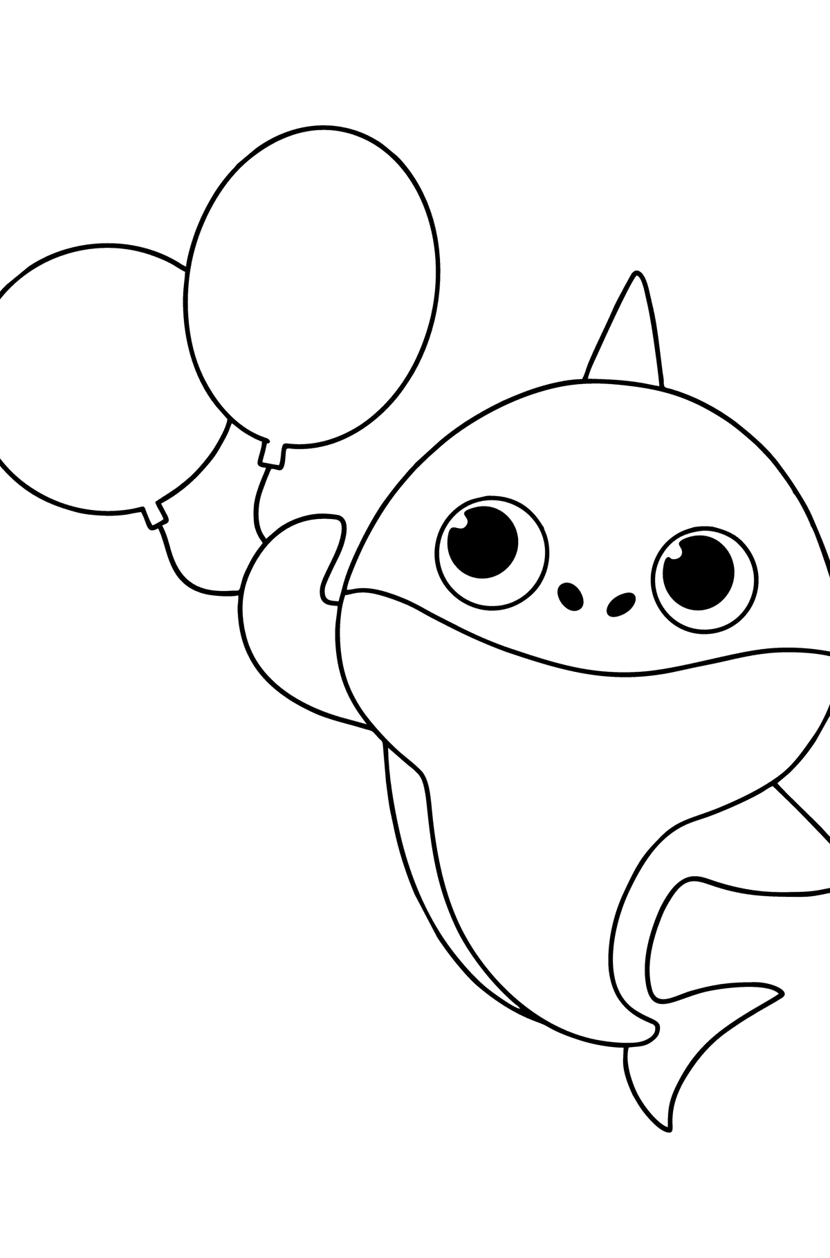 Baby Shark Dududu Coloring Pages Printables 88