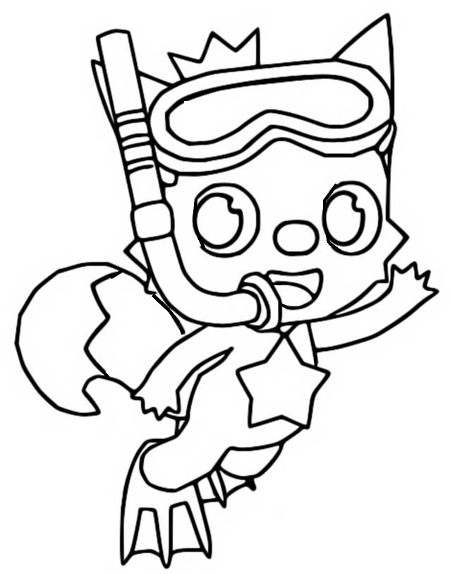 Baby Shark Dududu Coloring Pages Printables 96