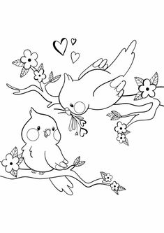 Bird Coloring Pages for Kids Printables 122