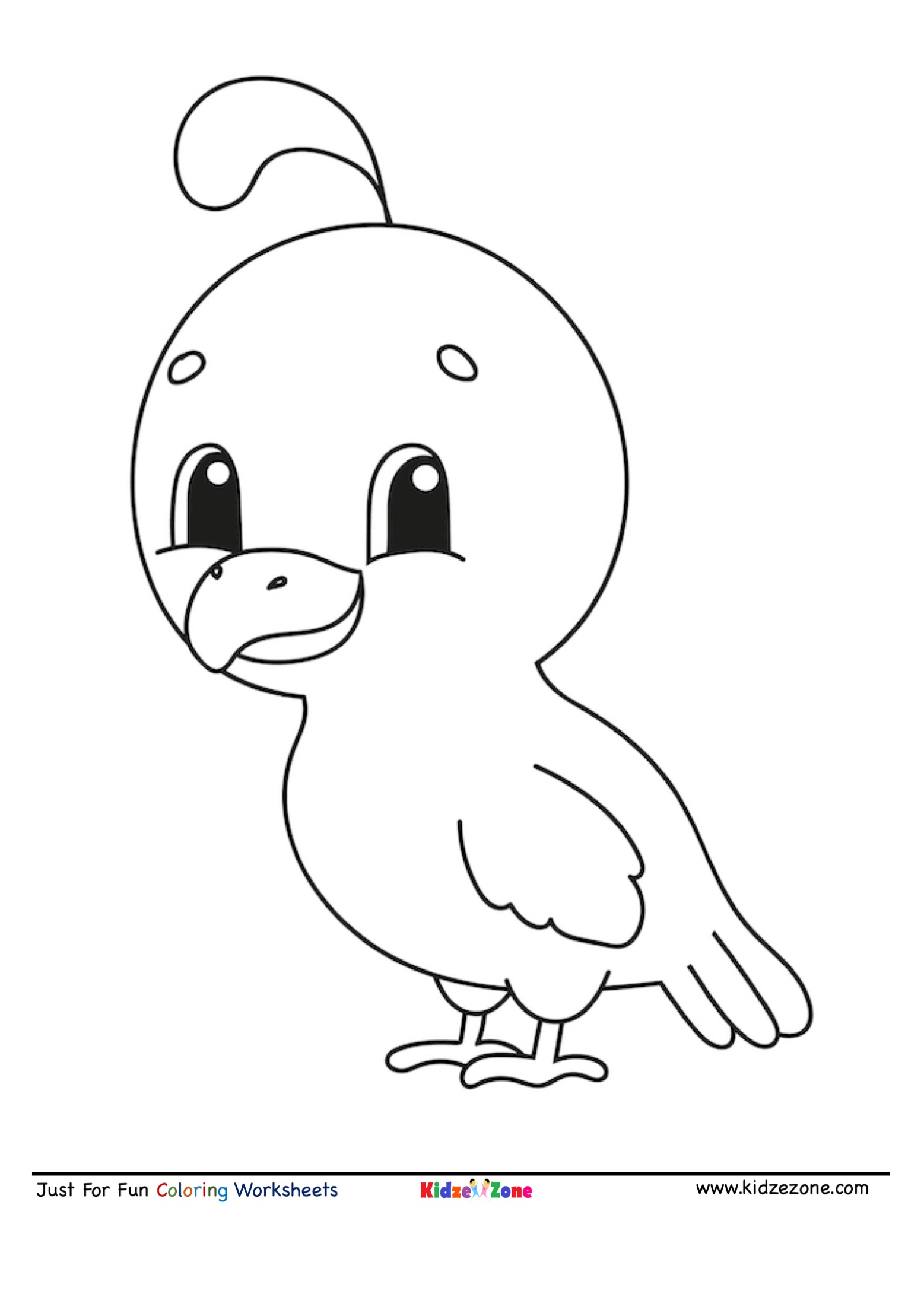 Bird Coloring Pages for Kids Printables 3