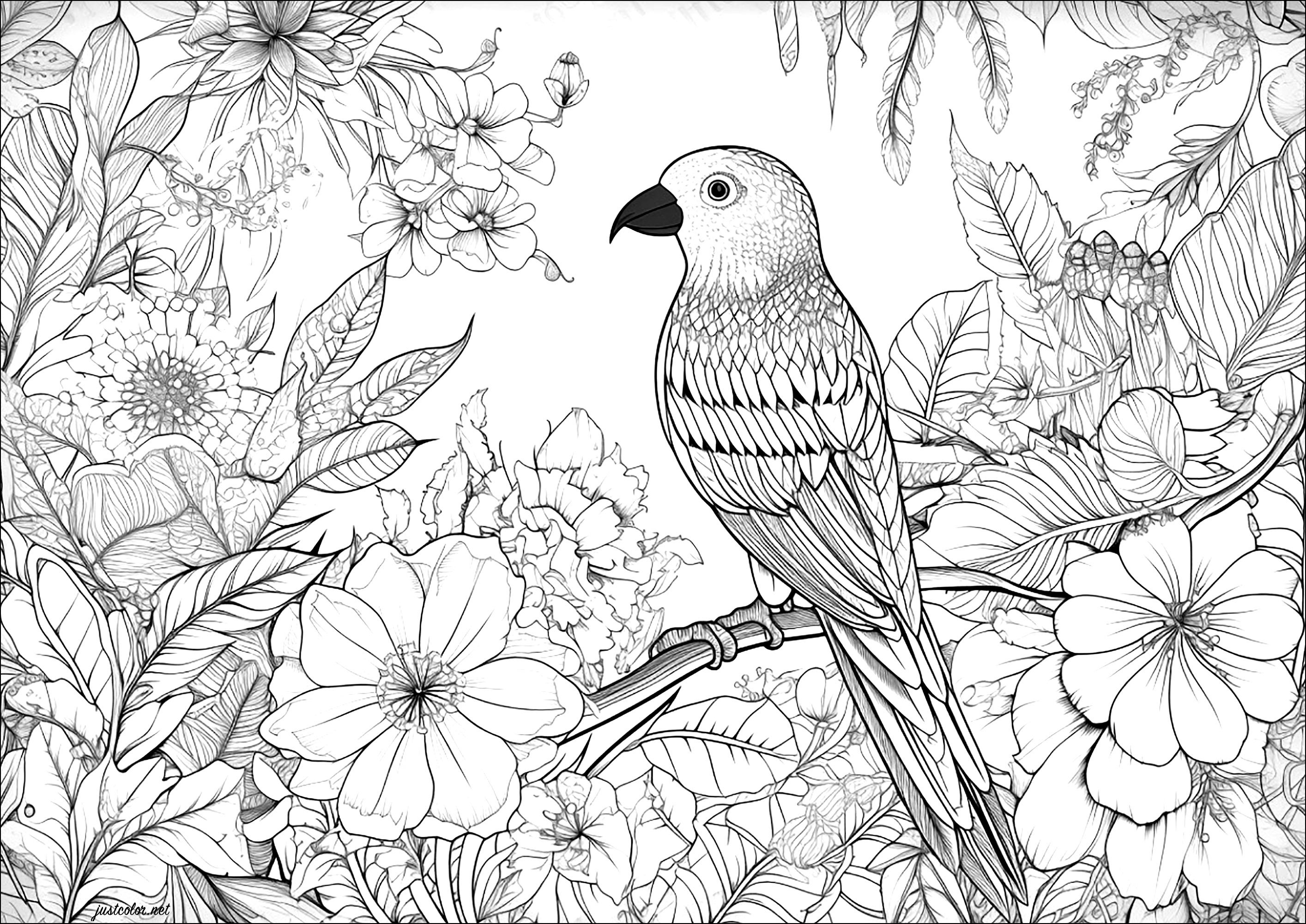 Bird Coloring Pages for Kids Printables 34