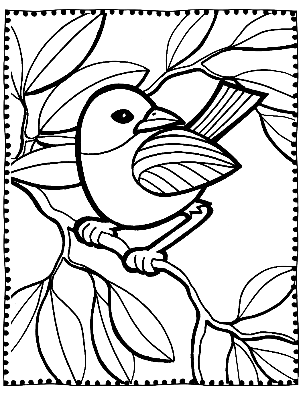 Bird Coloring Pages for Kids Printables 43