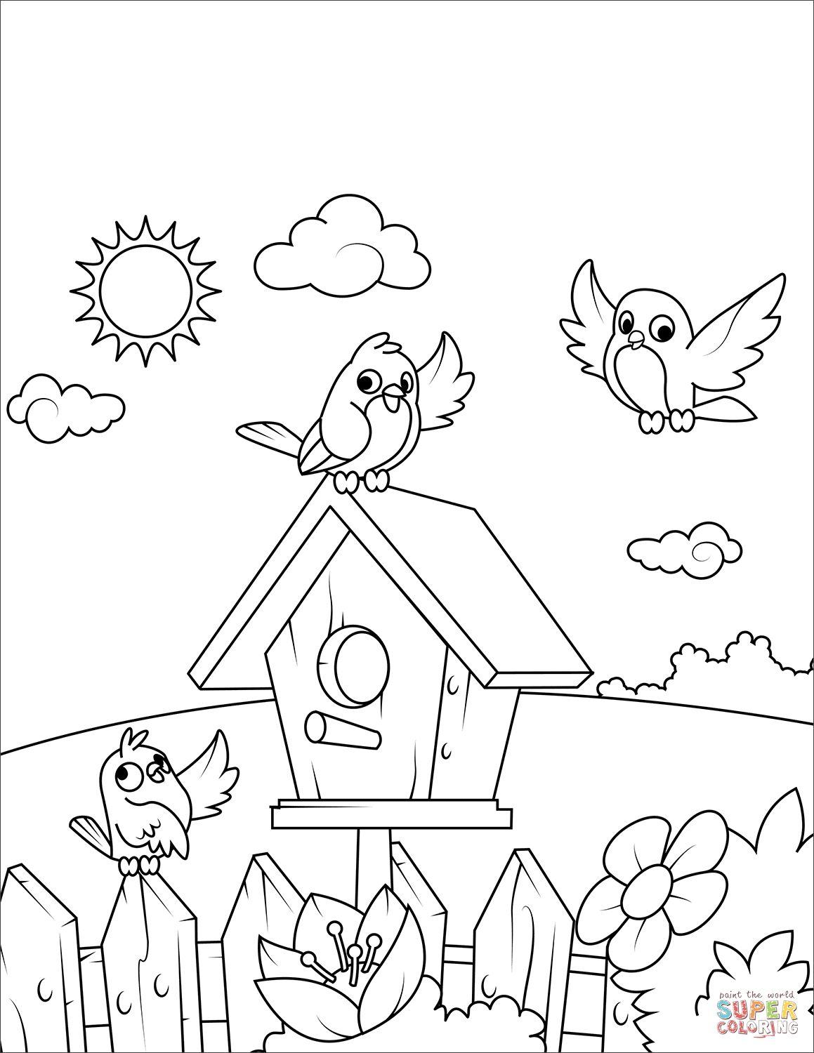 Bird Coloring Pages for Kids Printables 50