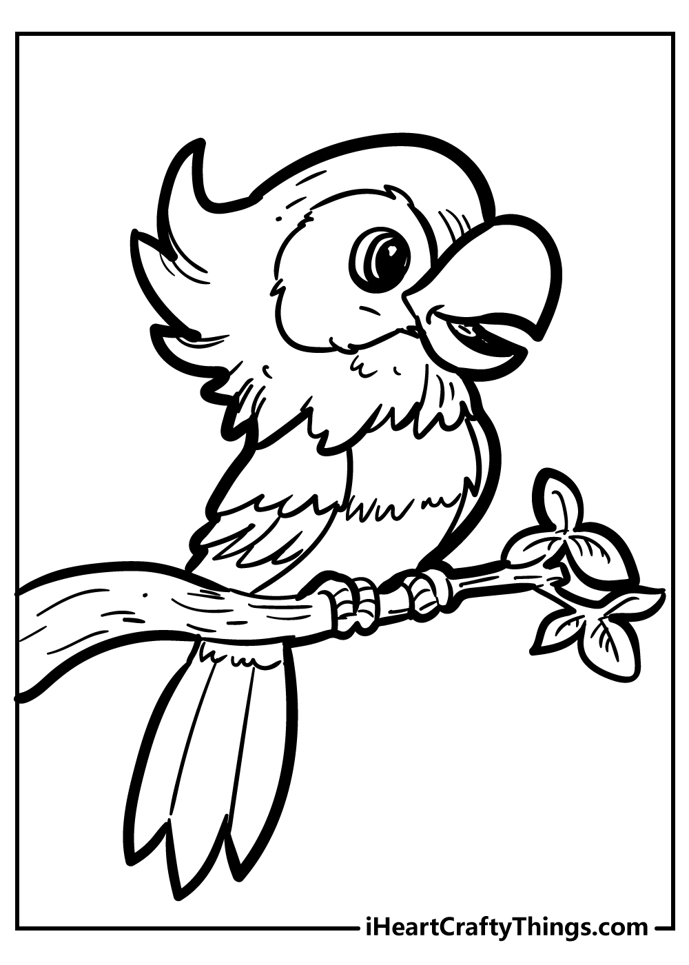 Bird Coloring Pages for Kids Printables 6