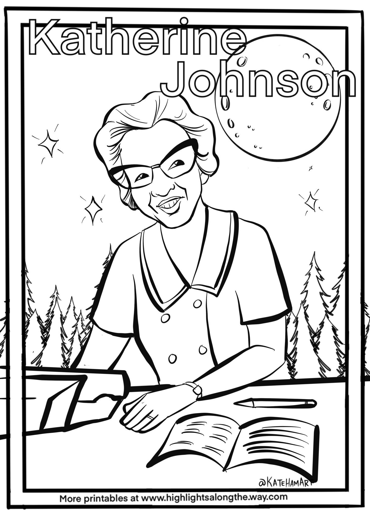 black history coloring page