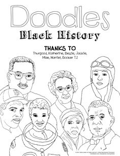 black history coloring pages printable