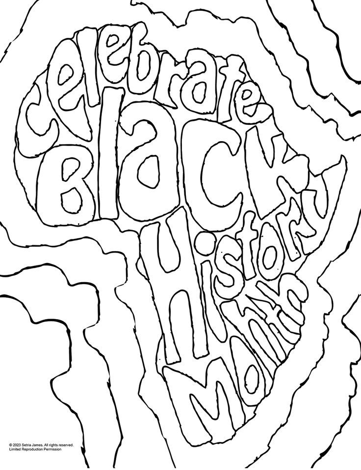 black history coloring pictures