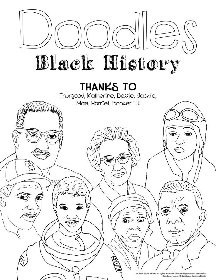 black history printable coloring pages