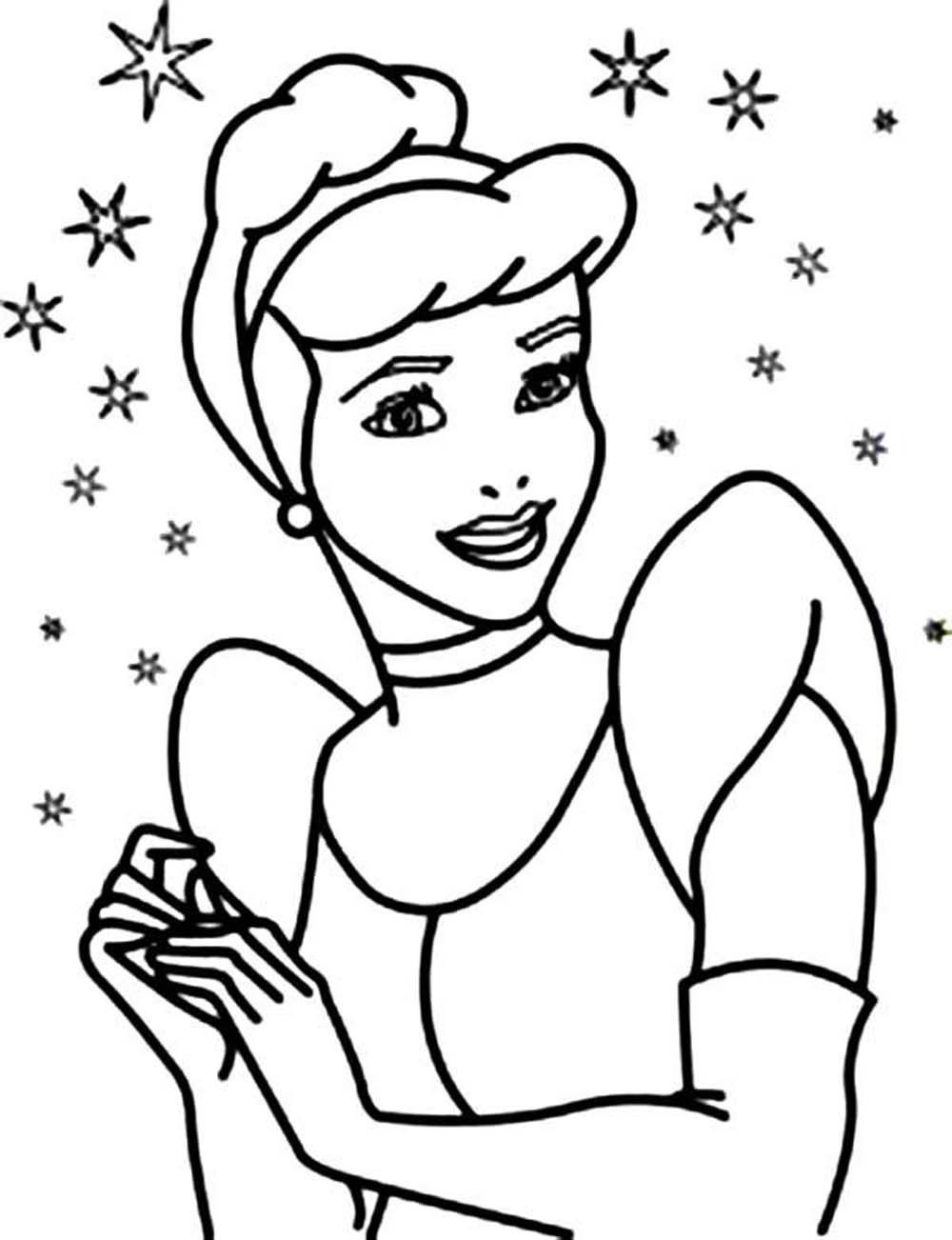 Cinderella Coloring Pages FREE Printable 10