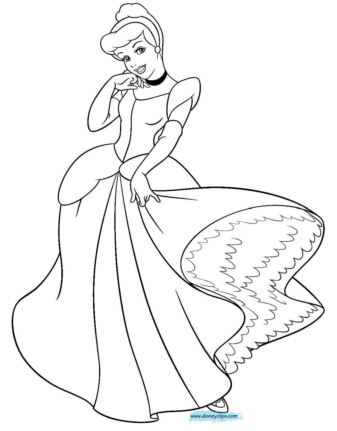 Cinderella Coloring Pages FREE Printable 21