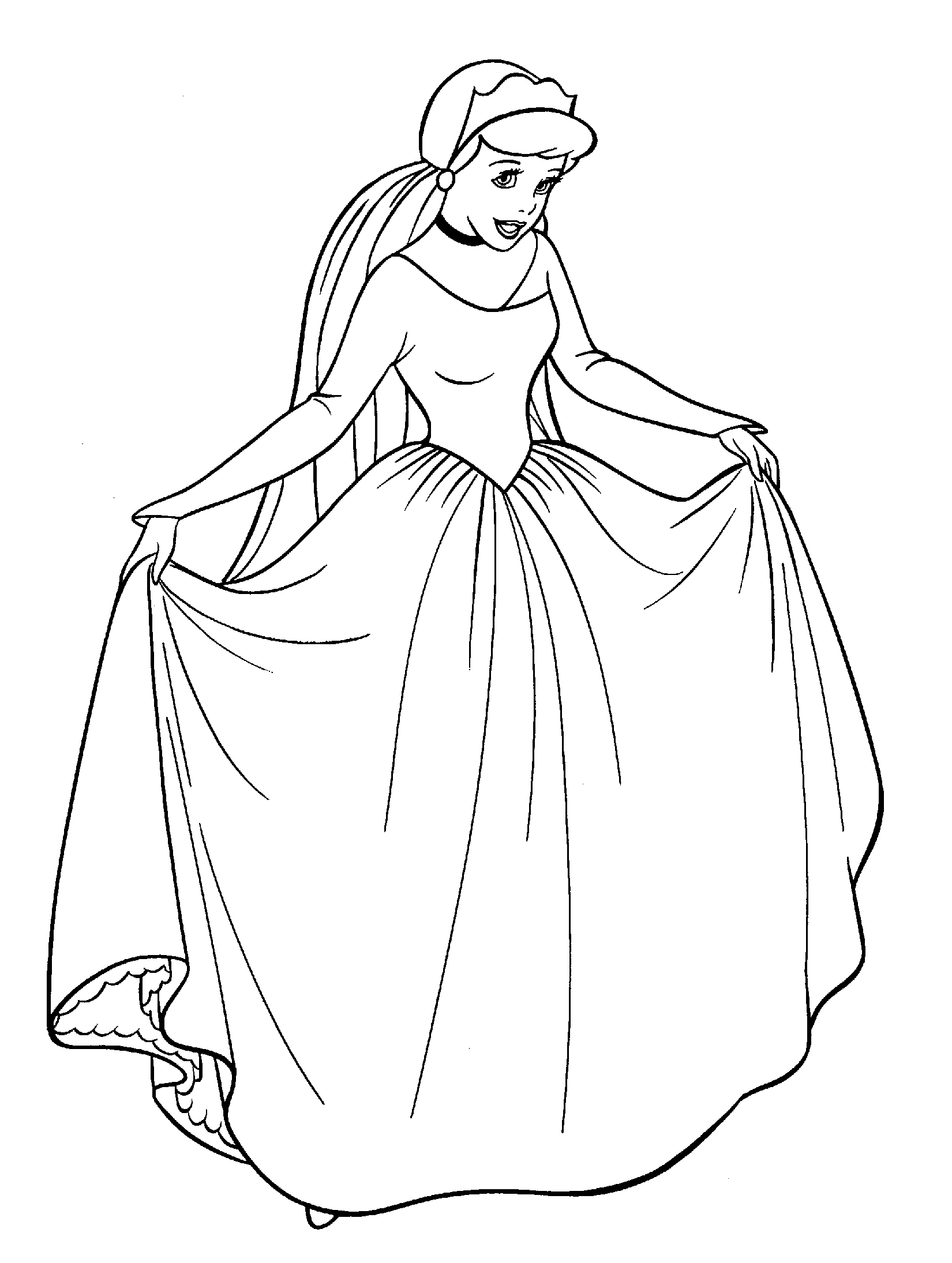 Cinderella Coloring Pages FREE Printable 22