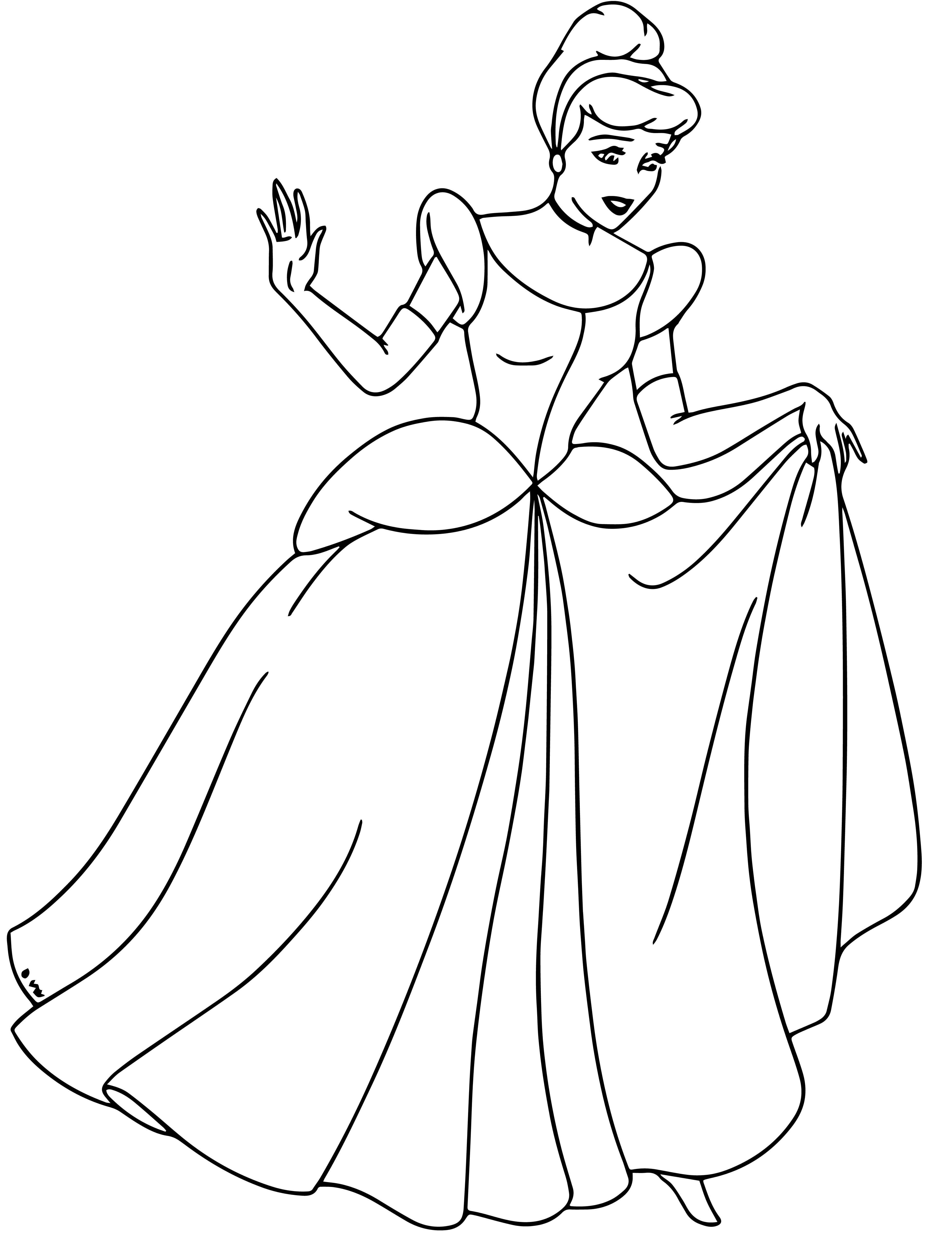 Cinderella Coloring Pages FREE Printable 23