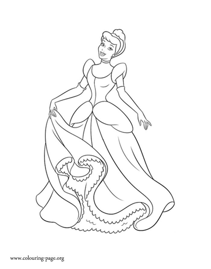 Cinderella Coloring Pages FREE Printable 27