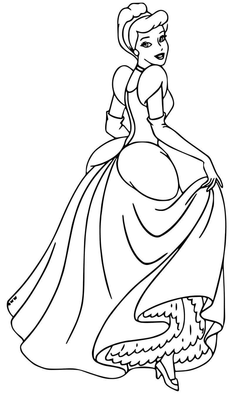 Cinderella Coloring Pages FREE Printable 29