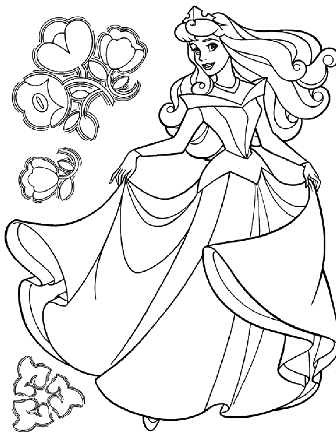 Cinderella Coloring Pages FREE Printable 32