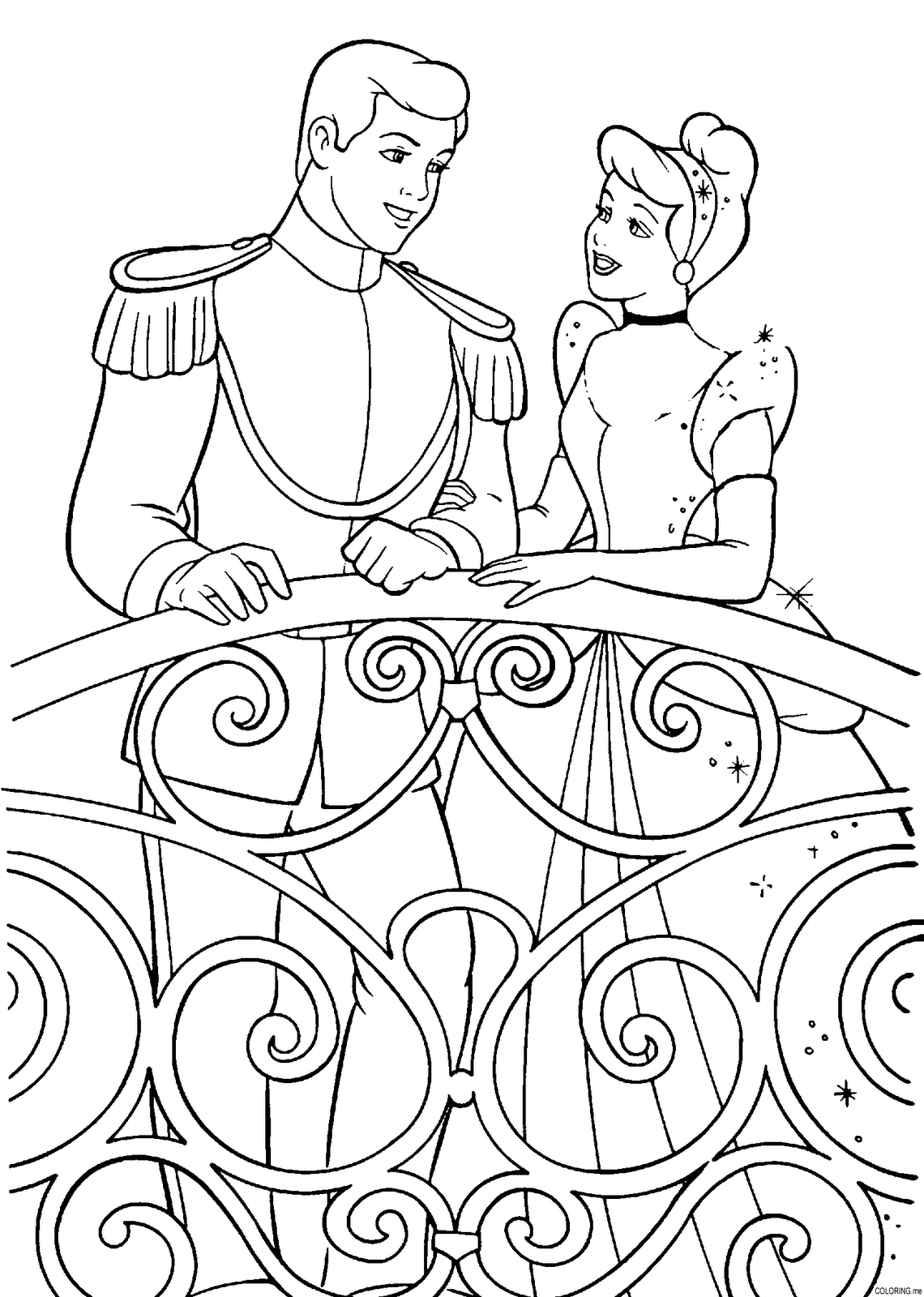 Cinderella Coloring Pages FREE Printable 38