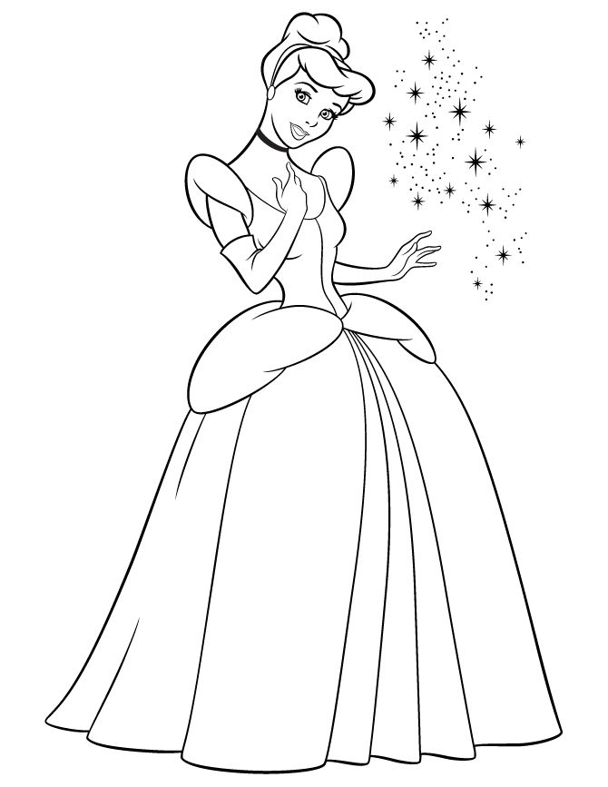 Cinderella Coloring Pages FREE Printable 39