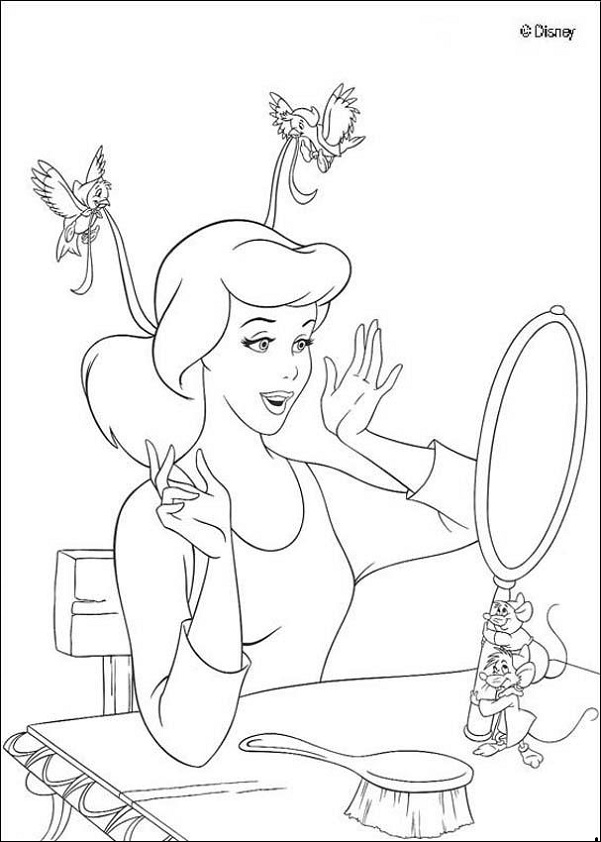 Cinderella Coloring Pages FREE Printable 40