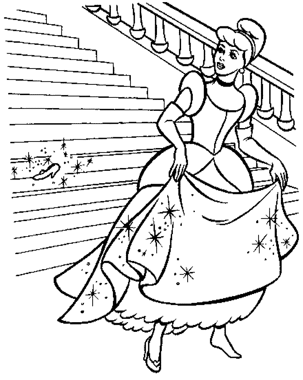 Cinderella Coloring Pages FREE Printable 42