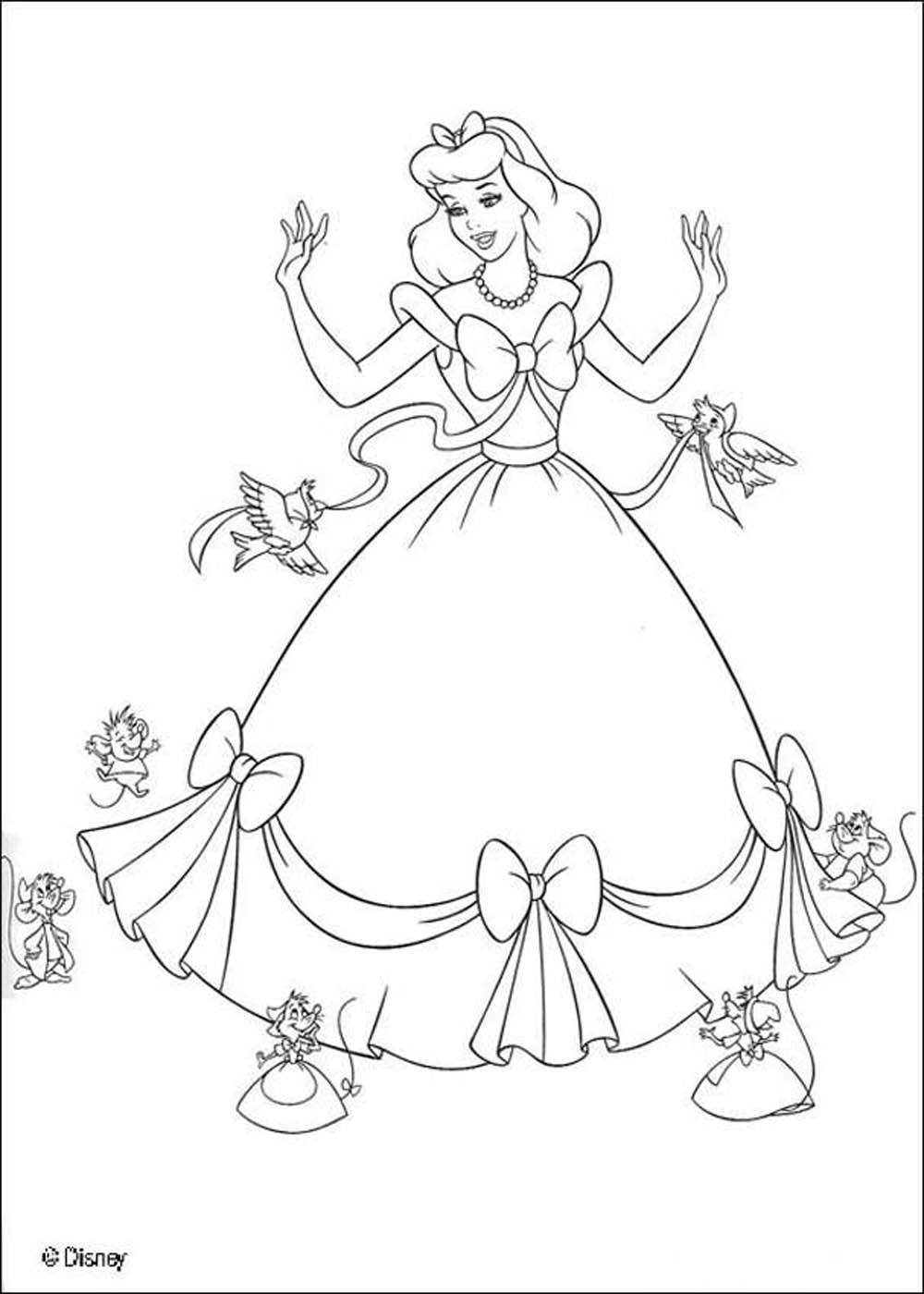 Cinderella Coloring Pages FREE Printable 52