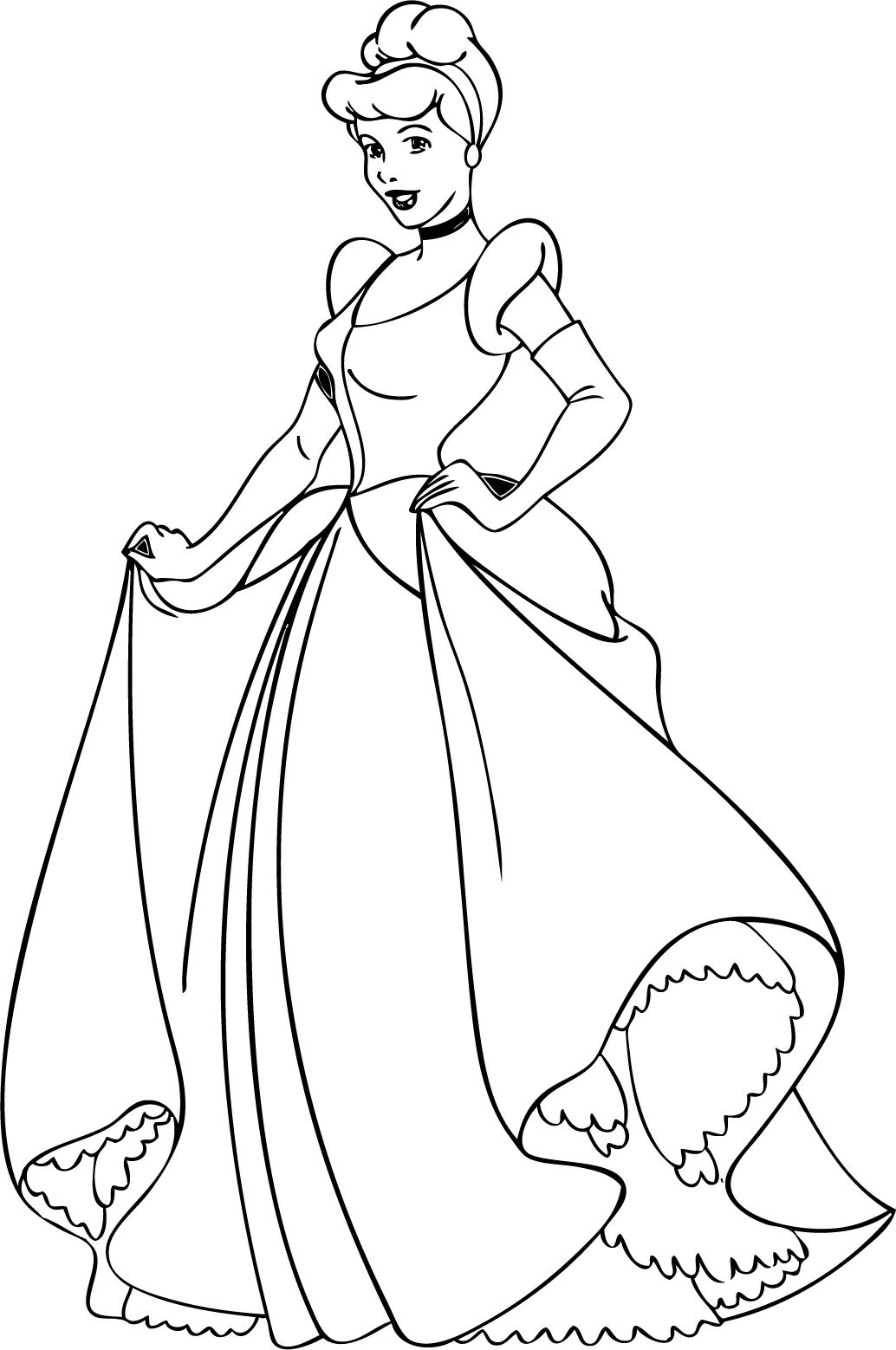 Cinderella Coloring Pages FREE Printable 54