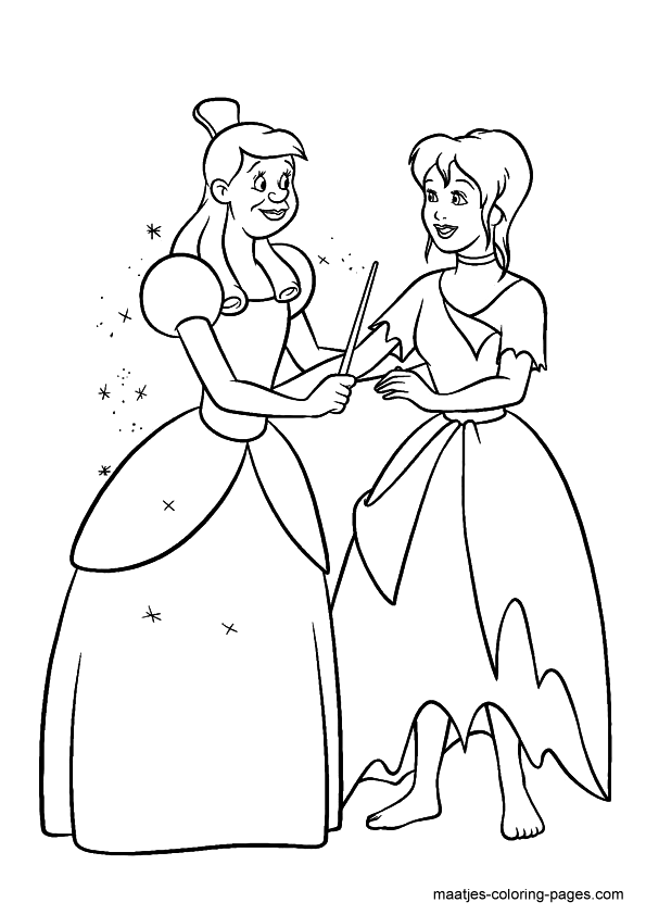 Cinderella Coloring Pages FREE Printable 58