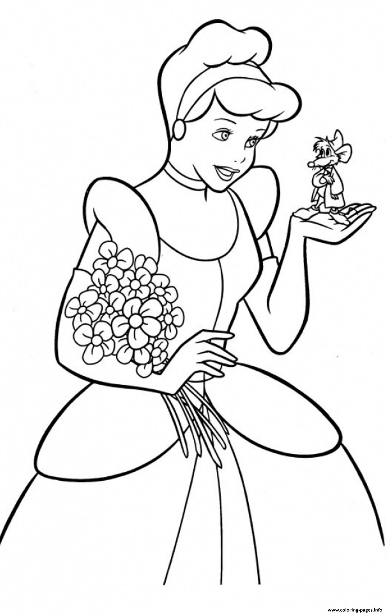 Cinderella Coloring Pages FREE Printable 60