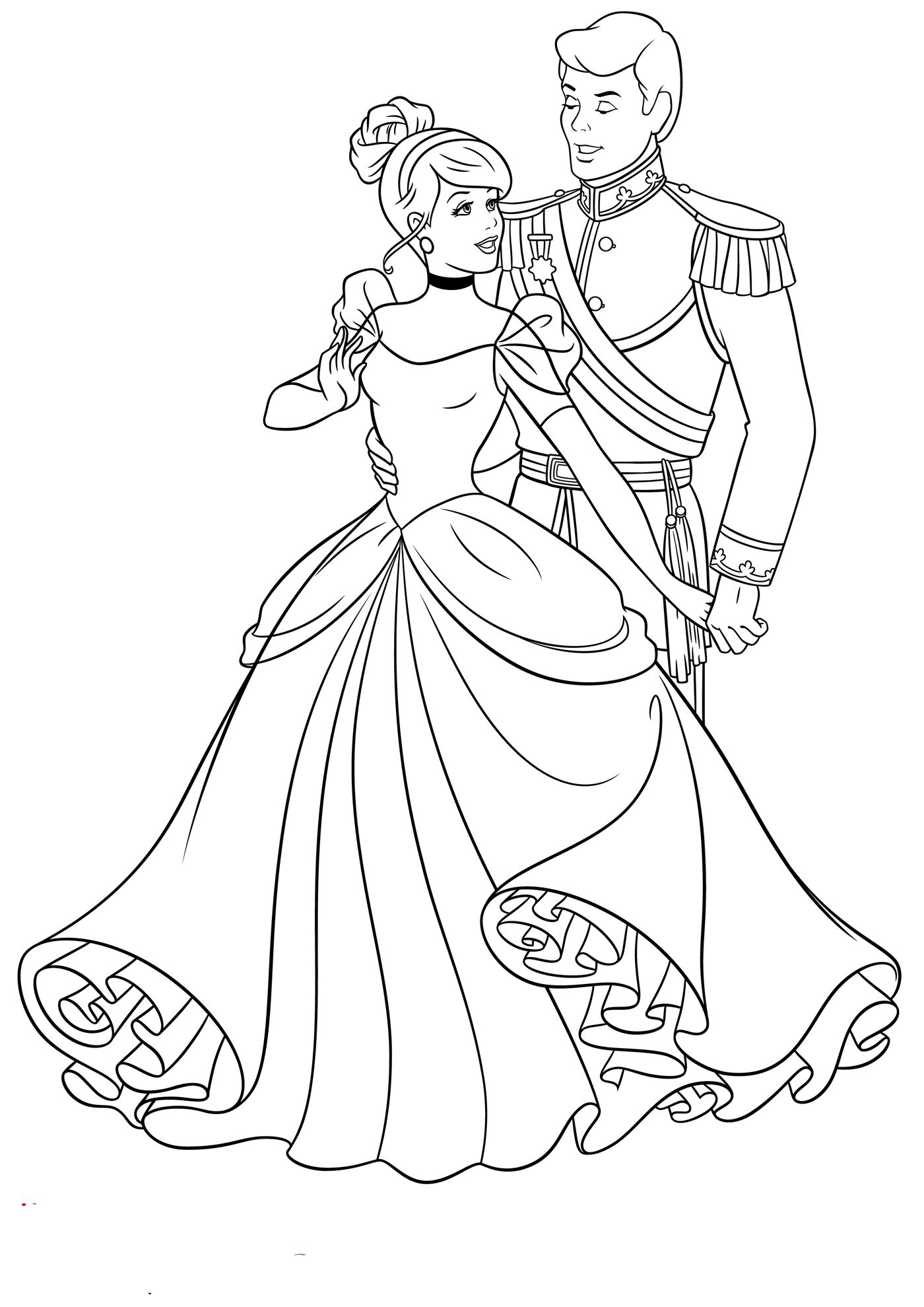 Cinderella Coloring Pages FREE Printable 63