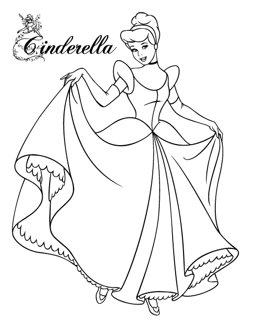 Cinderella Coloring Pages FREE Printable 66