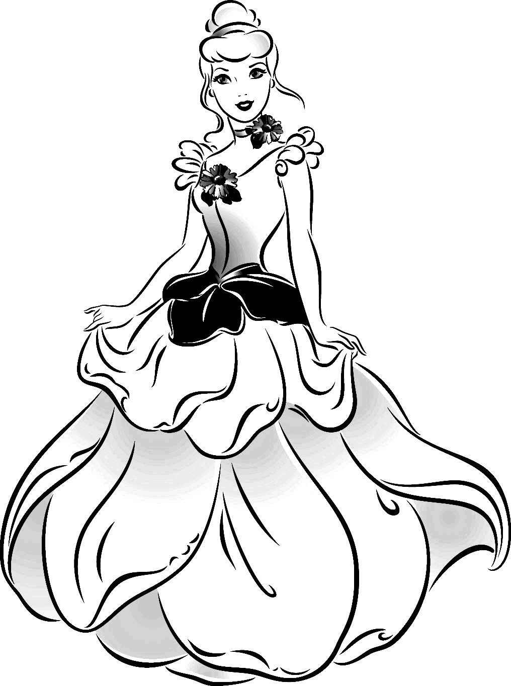 Cinderella Coloring Pages FREE Printable 69