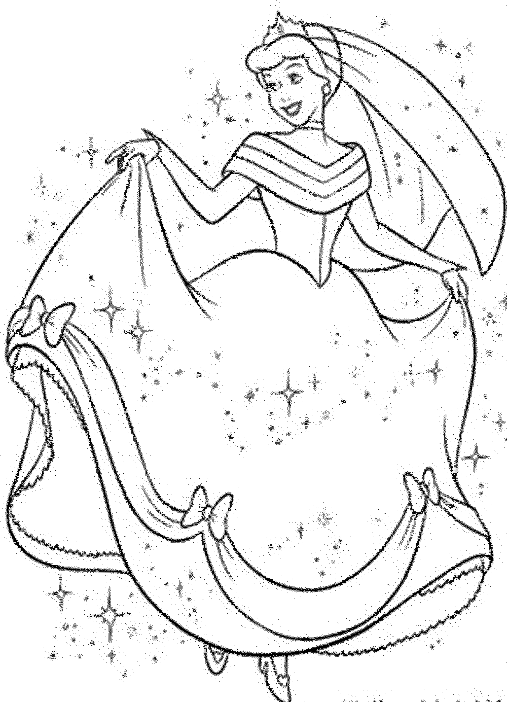 Cinderella Coloring Pages FREE Printable 70