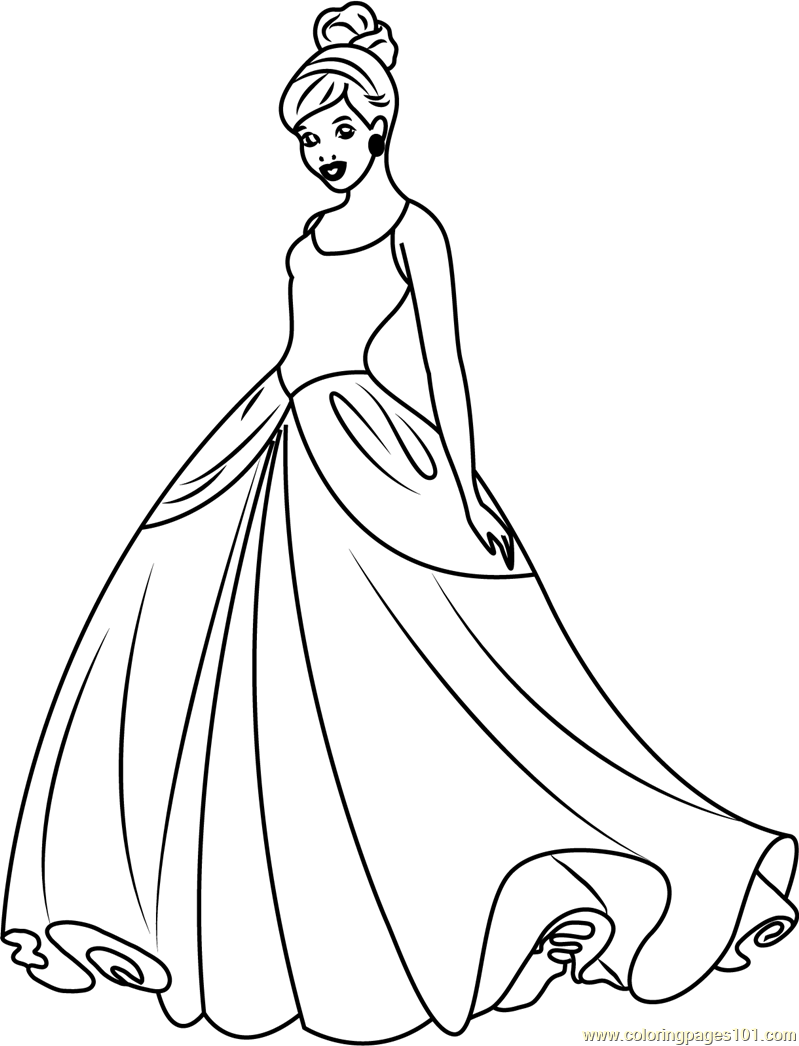 Cinderella Coloring Pages FREE Printable 72