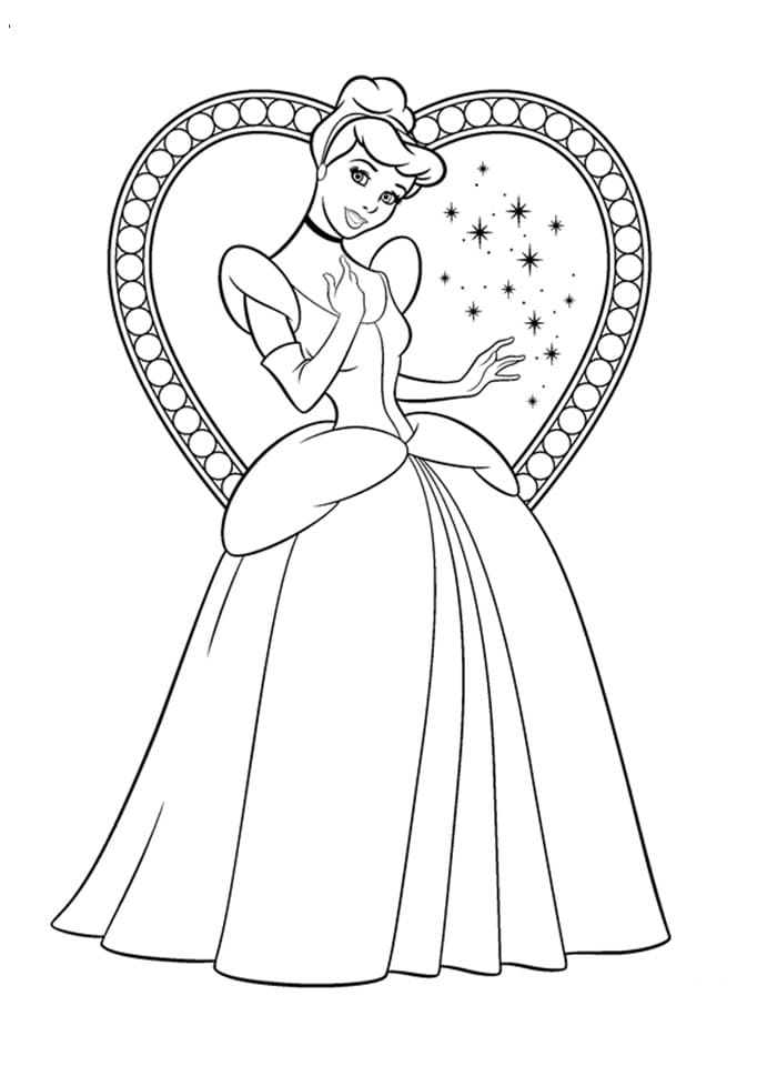 Cinderella Coloring Pages FREE Printable 73