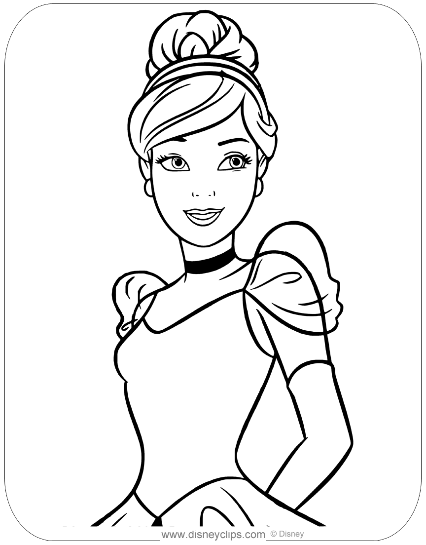 Cinderella Coloring Pages FREE Printable 74