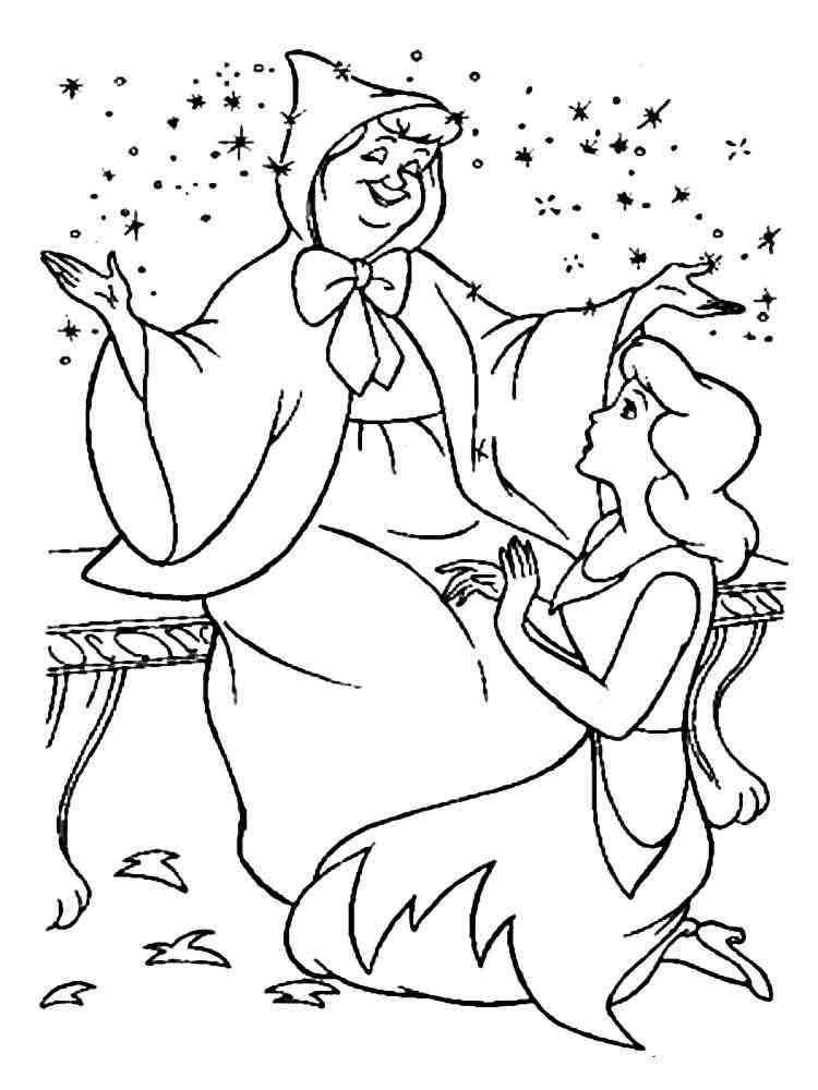 Cinderella Coloring Pages FREE Printable 76