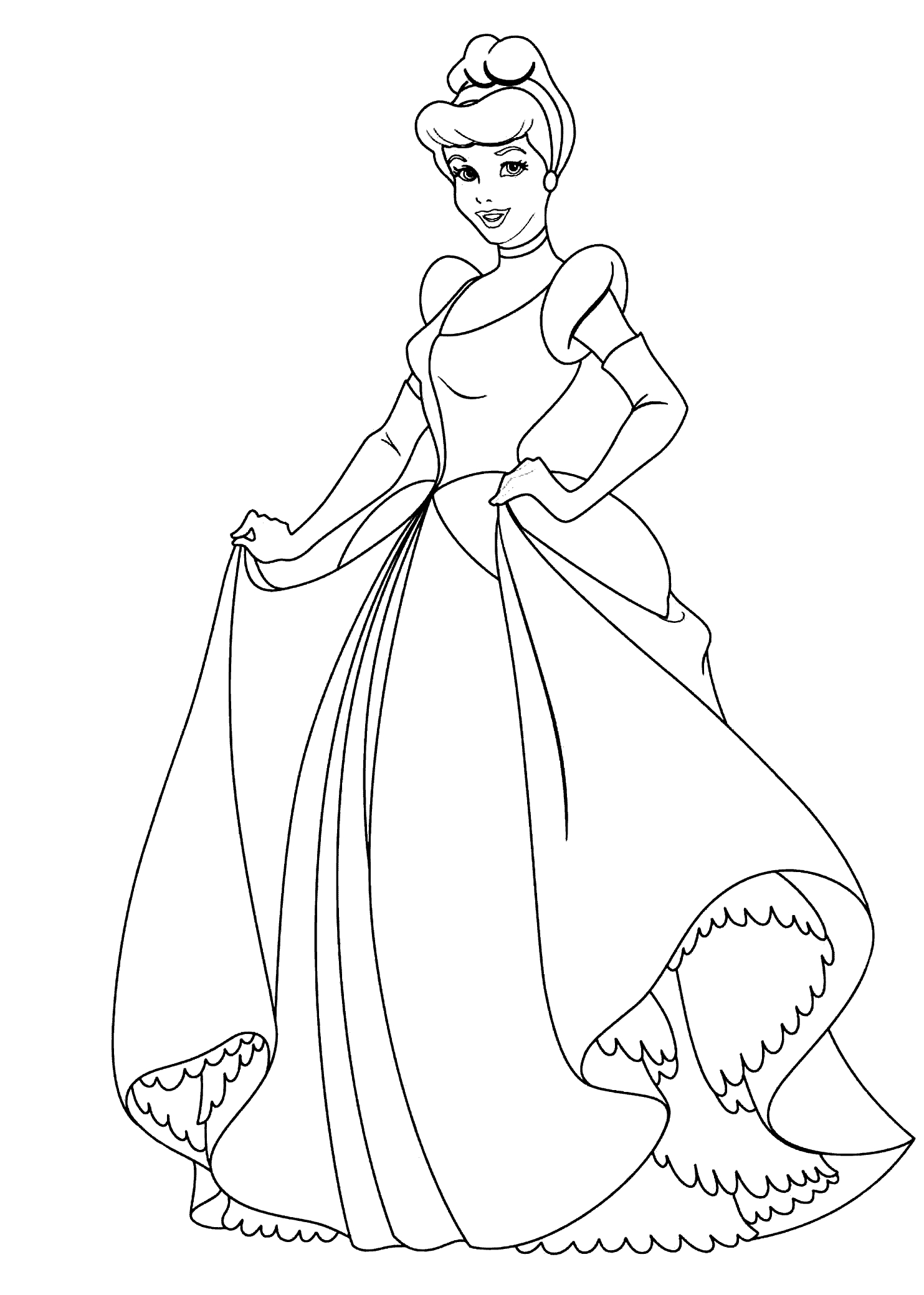 Cinderella Coloring Pages FREE Printable 77