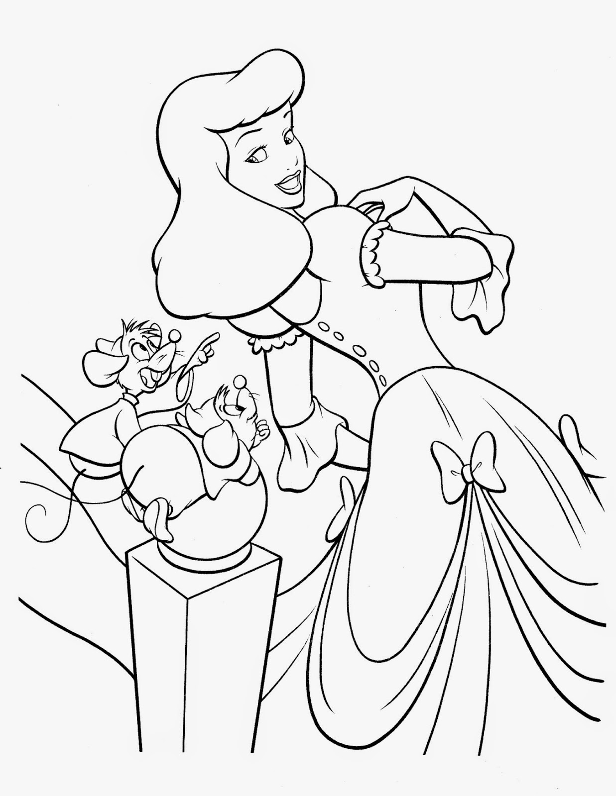 Cinderella Coloring Pages FREE Printable 81