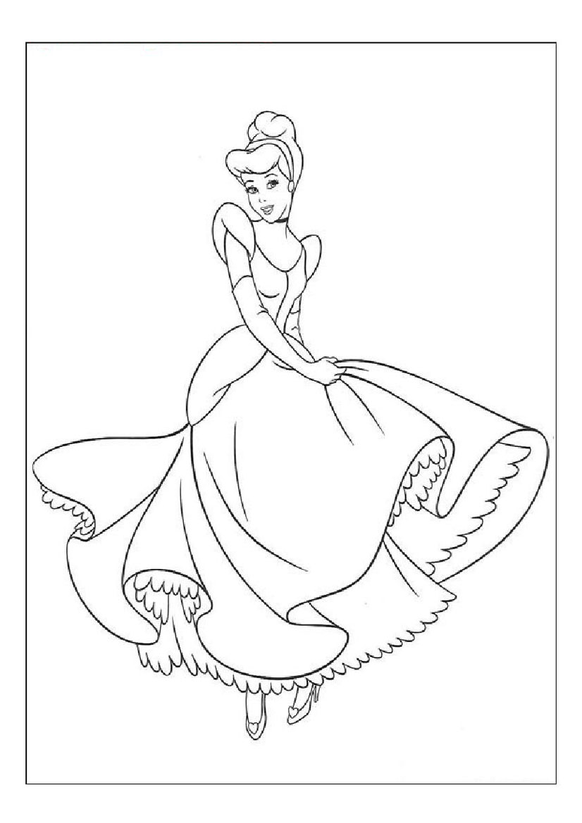 Cinderella Coloring Pages FREE Printable 82