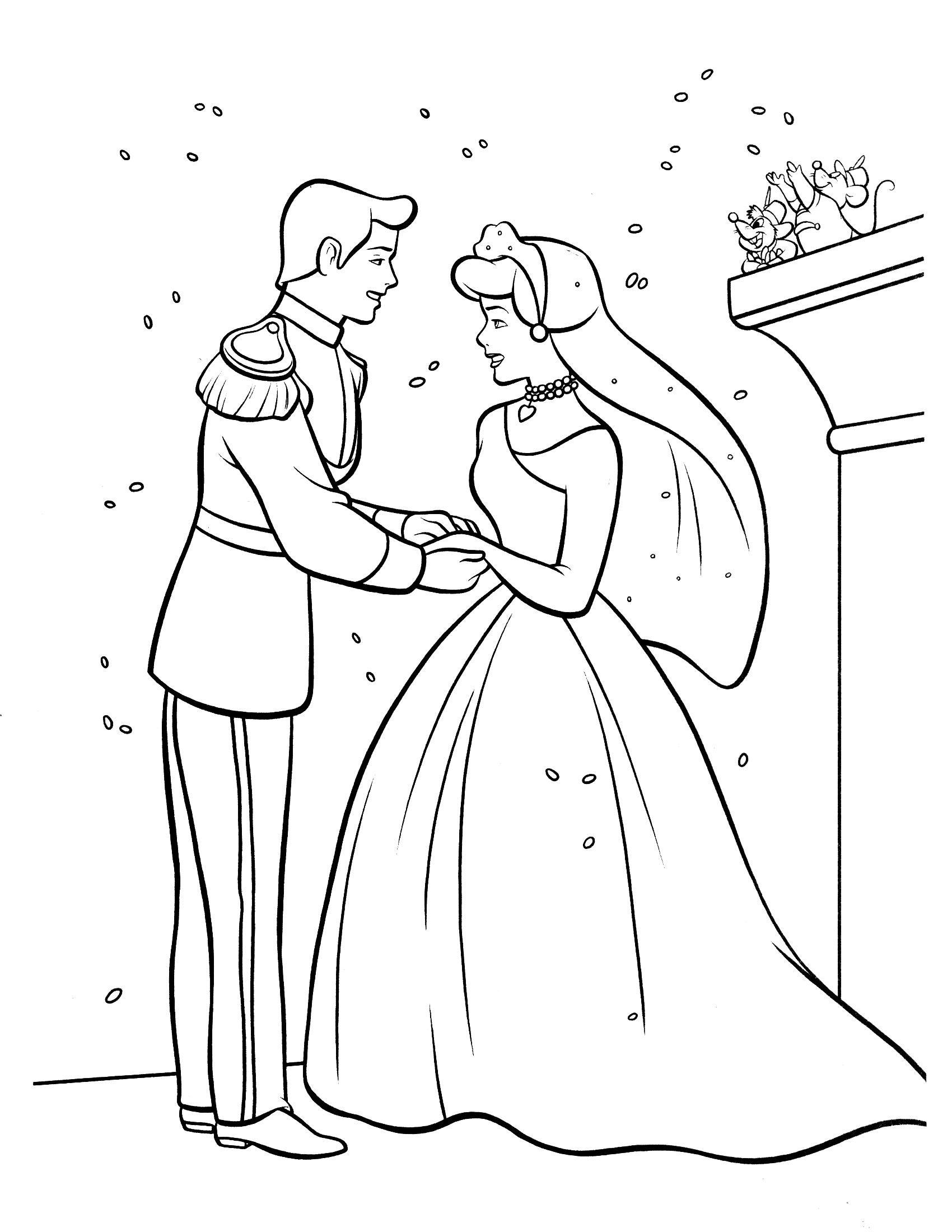 Cinderella Coloring Pages FREE Printable 85