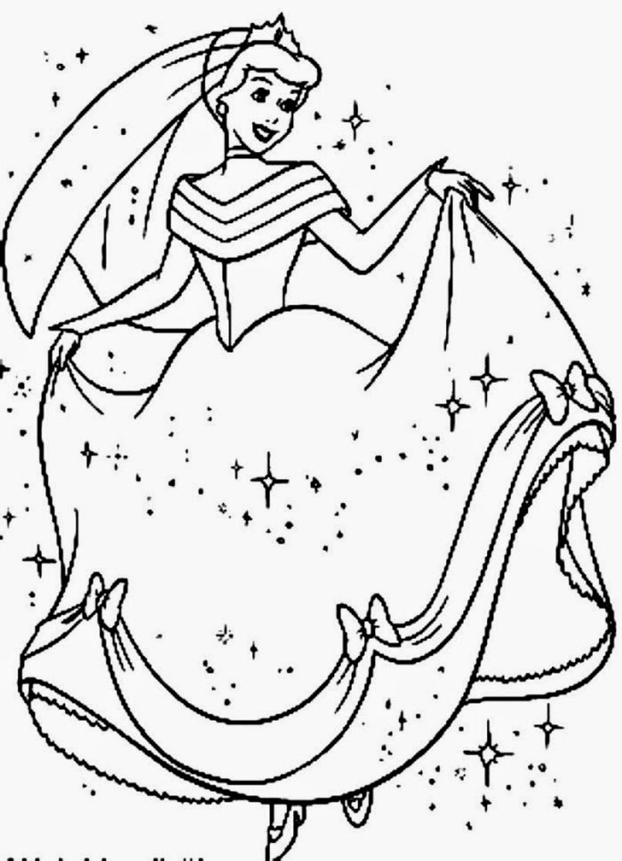 Cinderella Coloring Pages FREE Printable 9