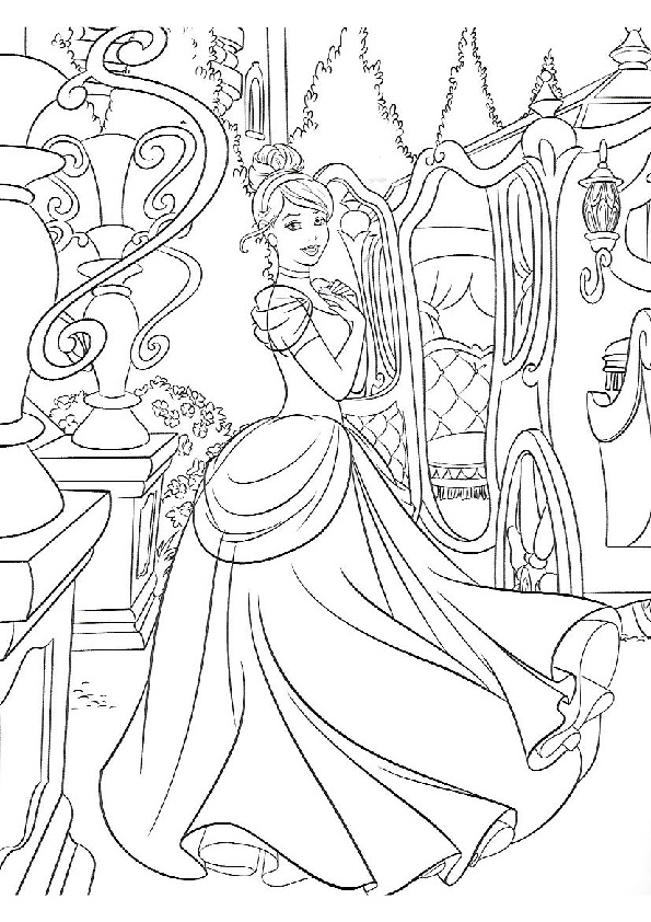 Cinderella Coloring Pages FREE Printable 91