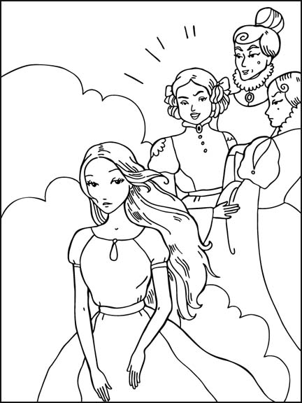 Cinderella Coloring Pages FREE Printable 92