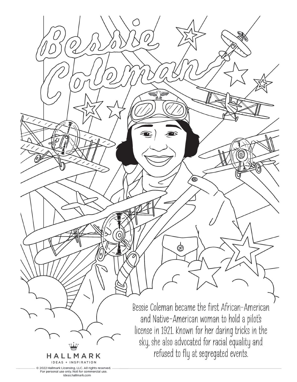 coloring pages black history month