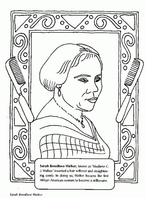 coloring pages for black history month