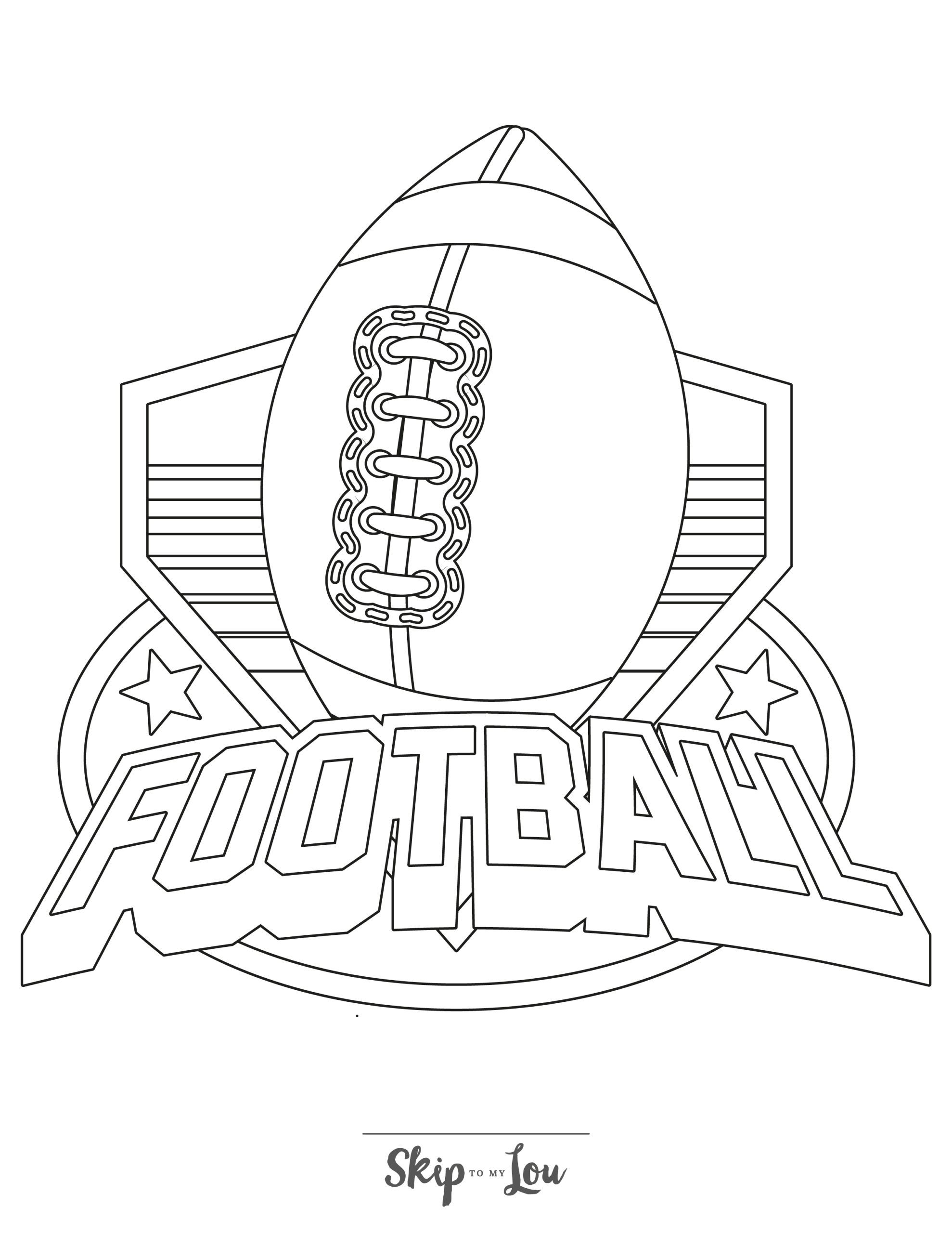 coloring pages of nfl players