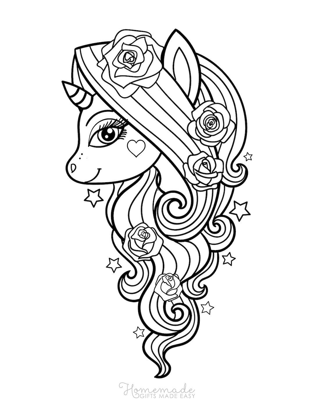 coloring pages unicorns