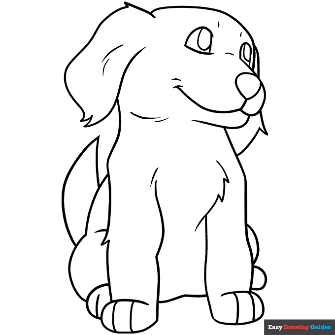 Cute Doggy Coloring Pages 102