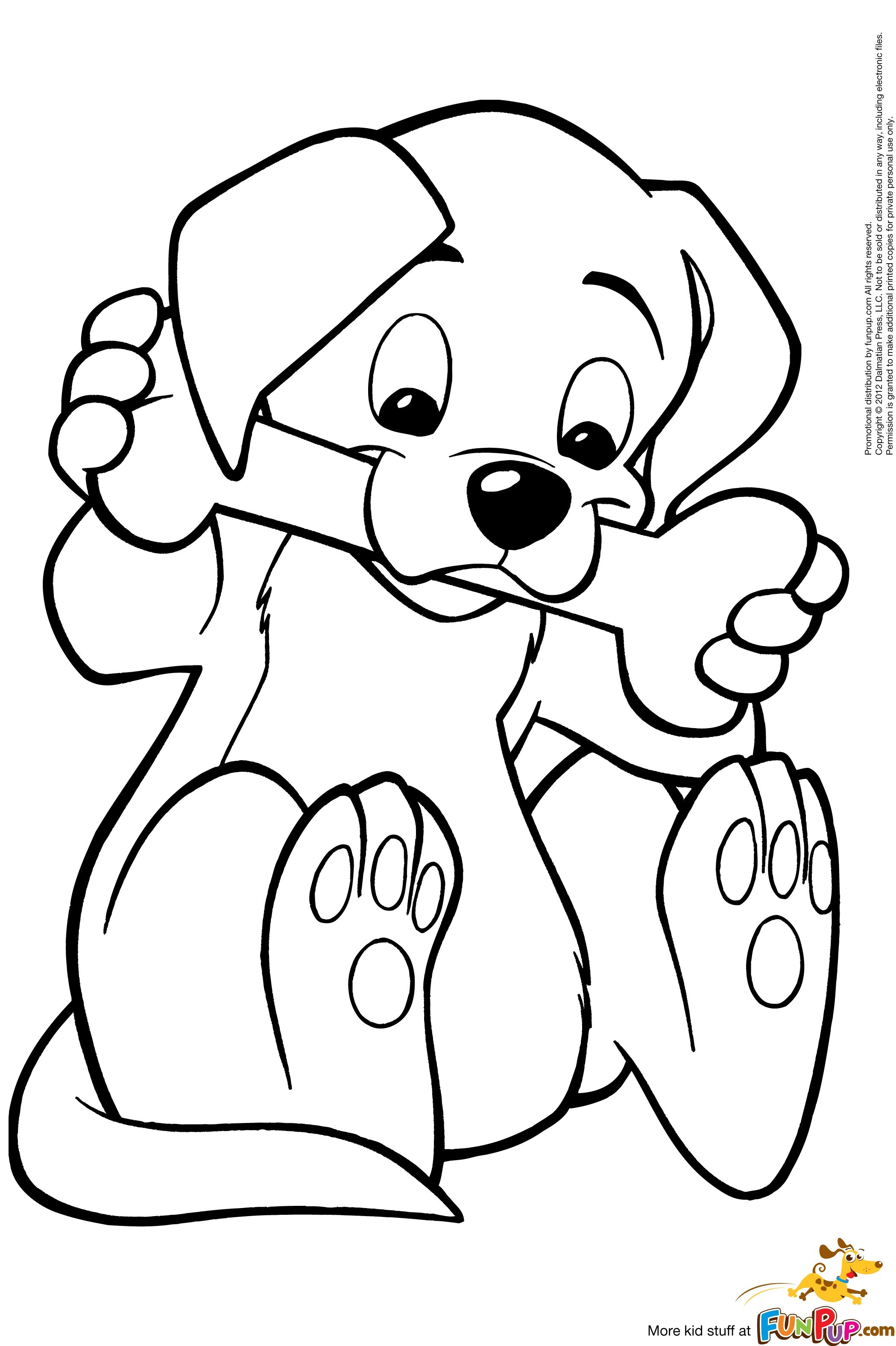 Cute Doggy Coloring Pages 109